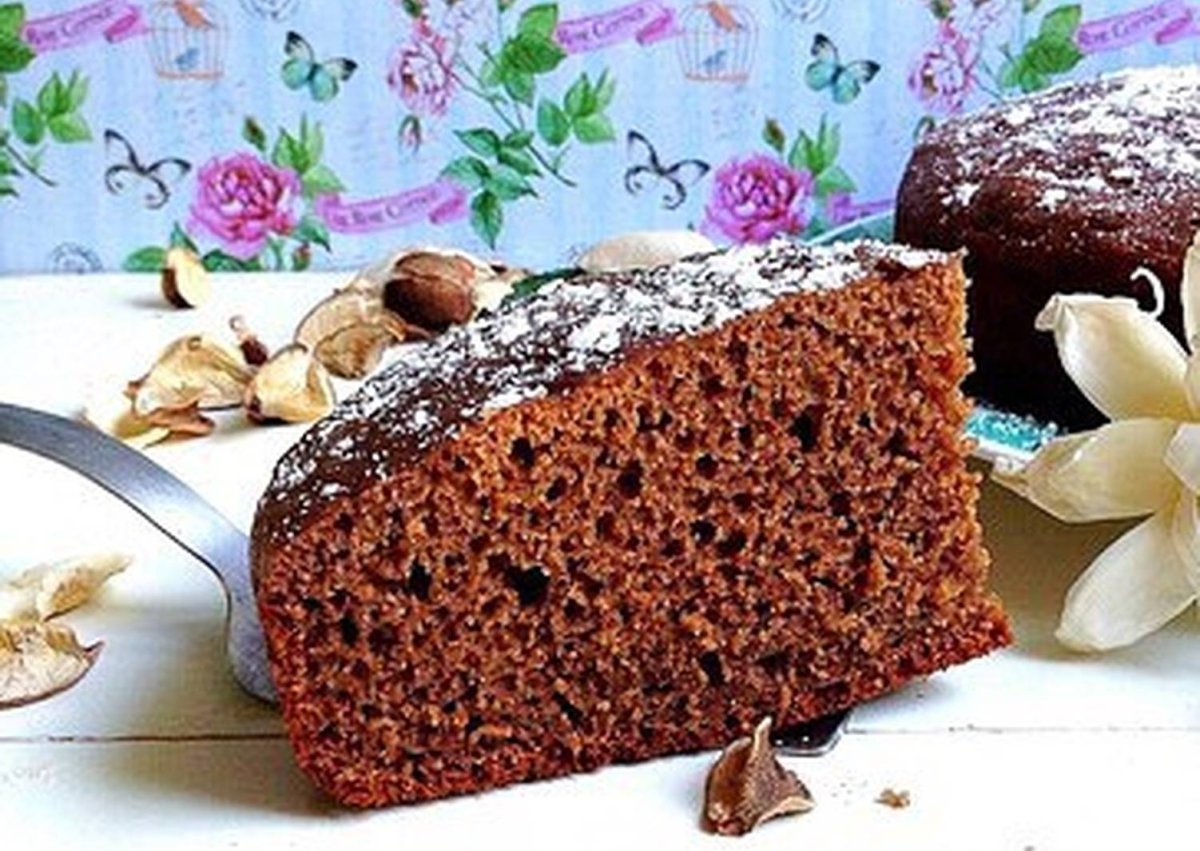 Торт с бананом и какао