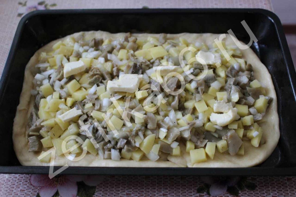 Начинка картошка с грибами
