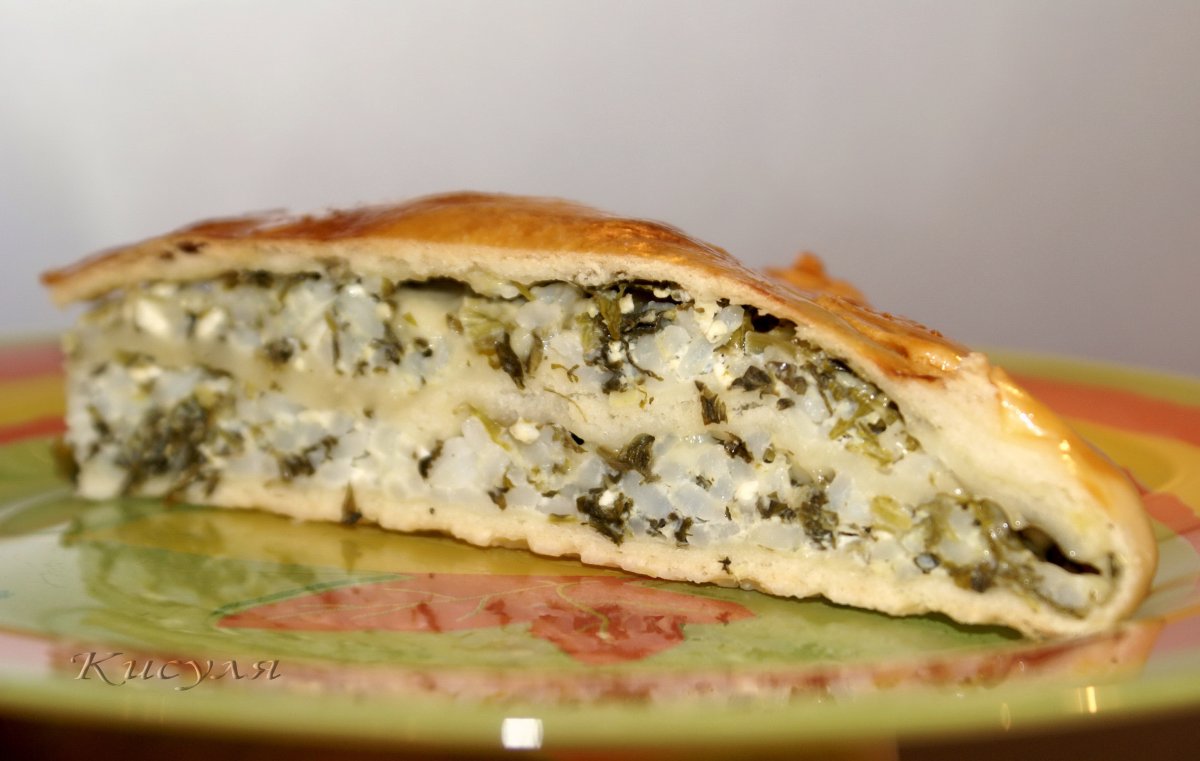 Пирожки с грибами и рисом
