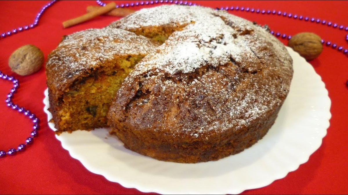 Татарский пирог с грецкими орехами