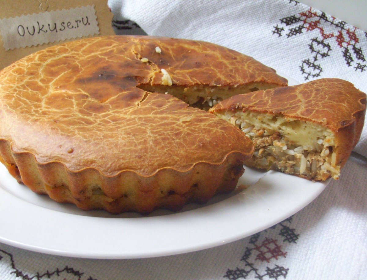 Кухня наизнанку заливной пирог с капустой