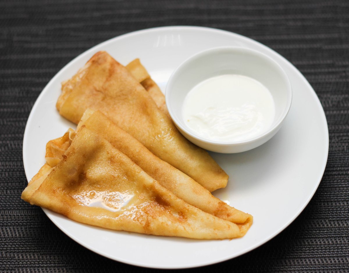 Блины со сгущенкой