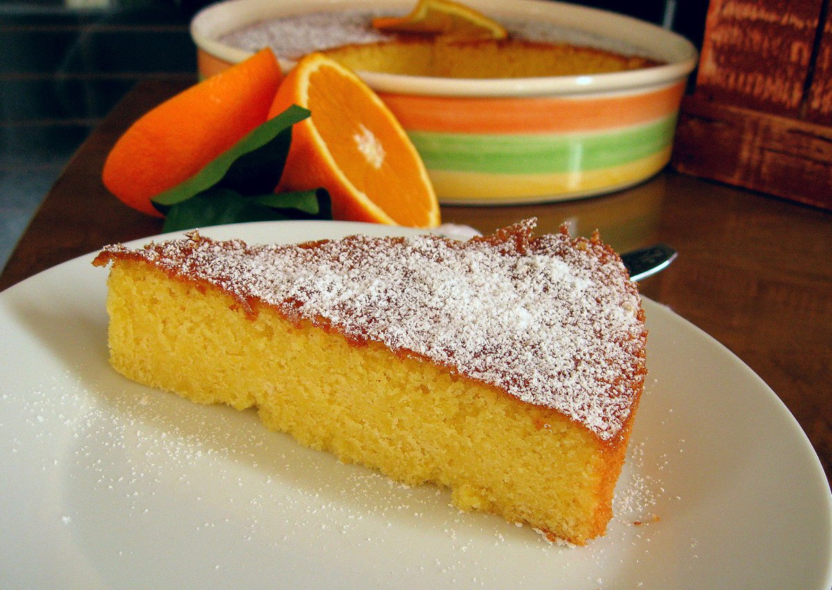 Простой апельсиновый пирог