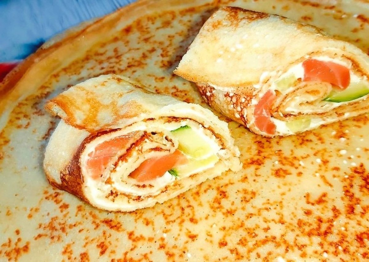 Тортилья с ветчиной и яйцом