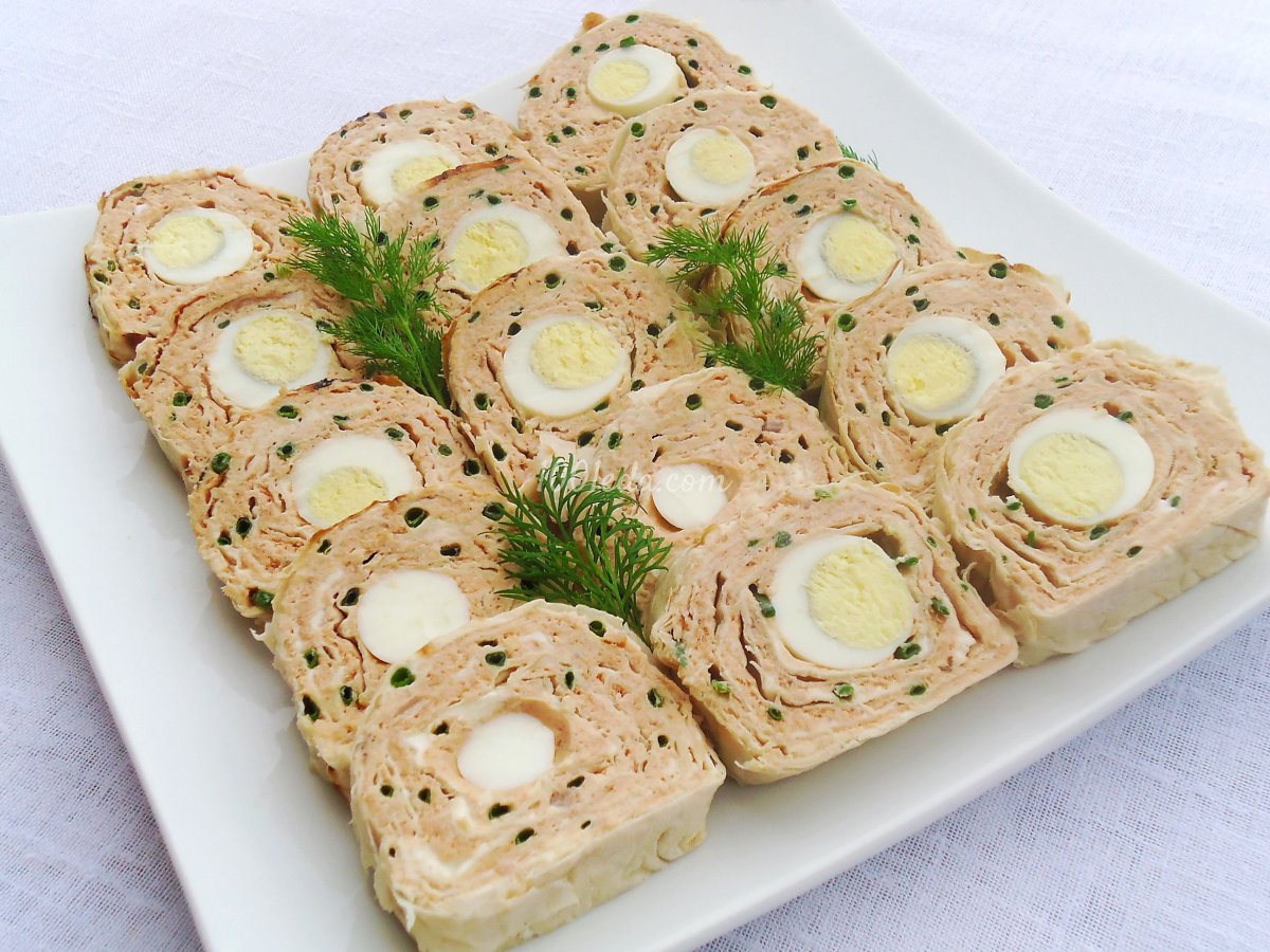 Закуска из блинчиков