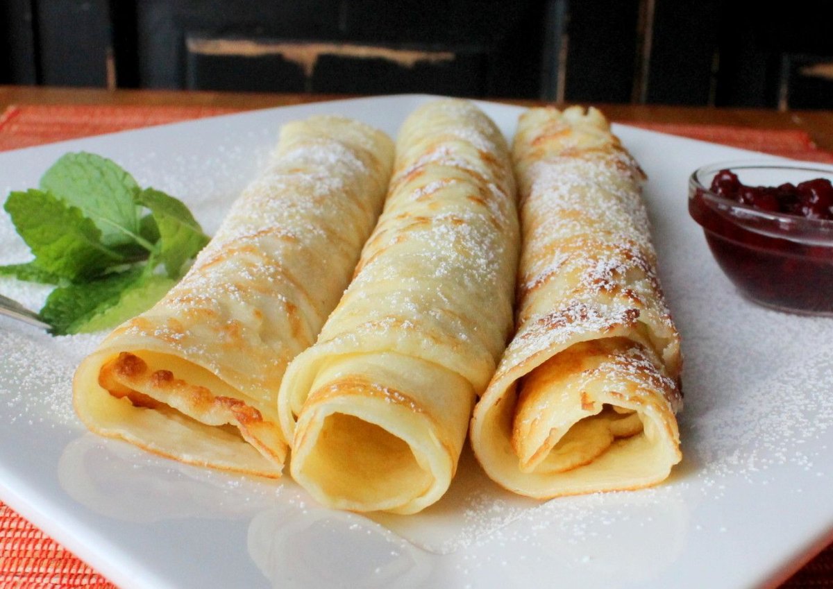 Блинчики с джемом
