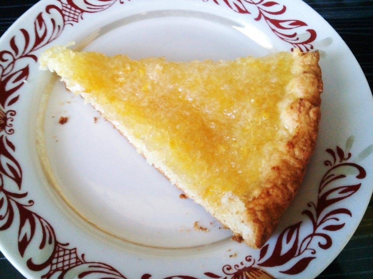 Открытый пирог лимонник