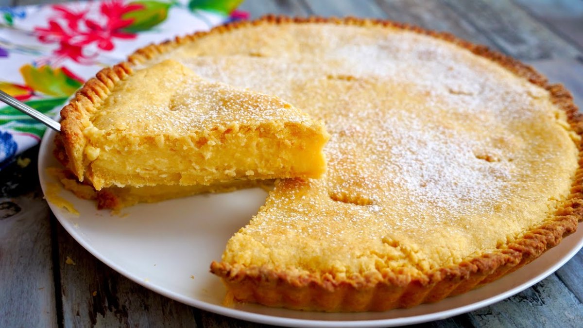 Лимонный Пай с меренгой