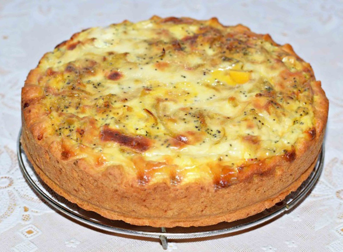 Французский луковый пирог
