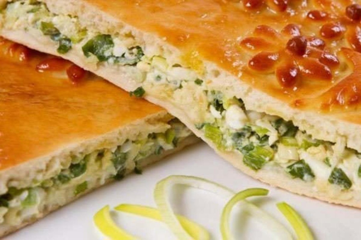 Французский луковый пирог