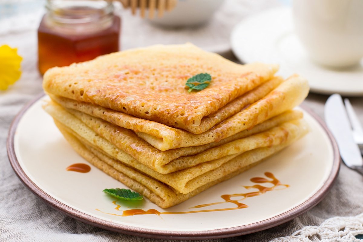 Блины с дырочками