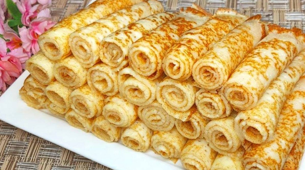 Пирожные из блинов