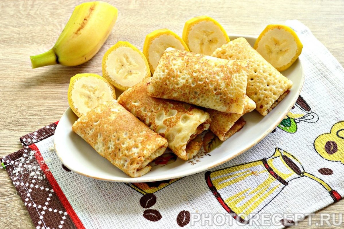 Блины с яблоками