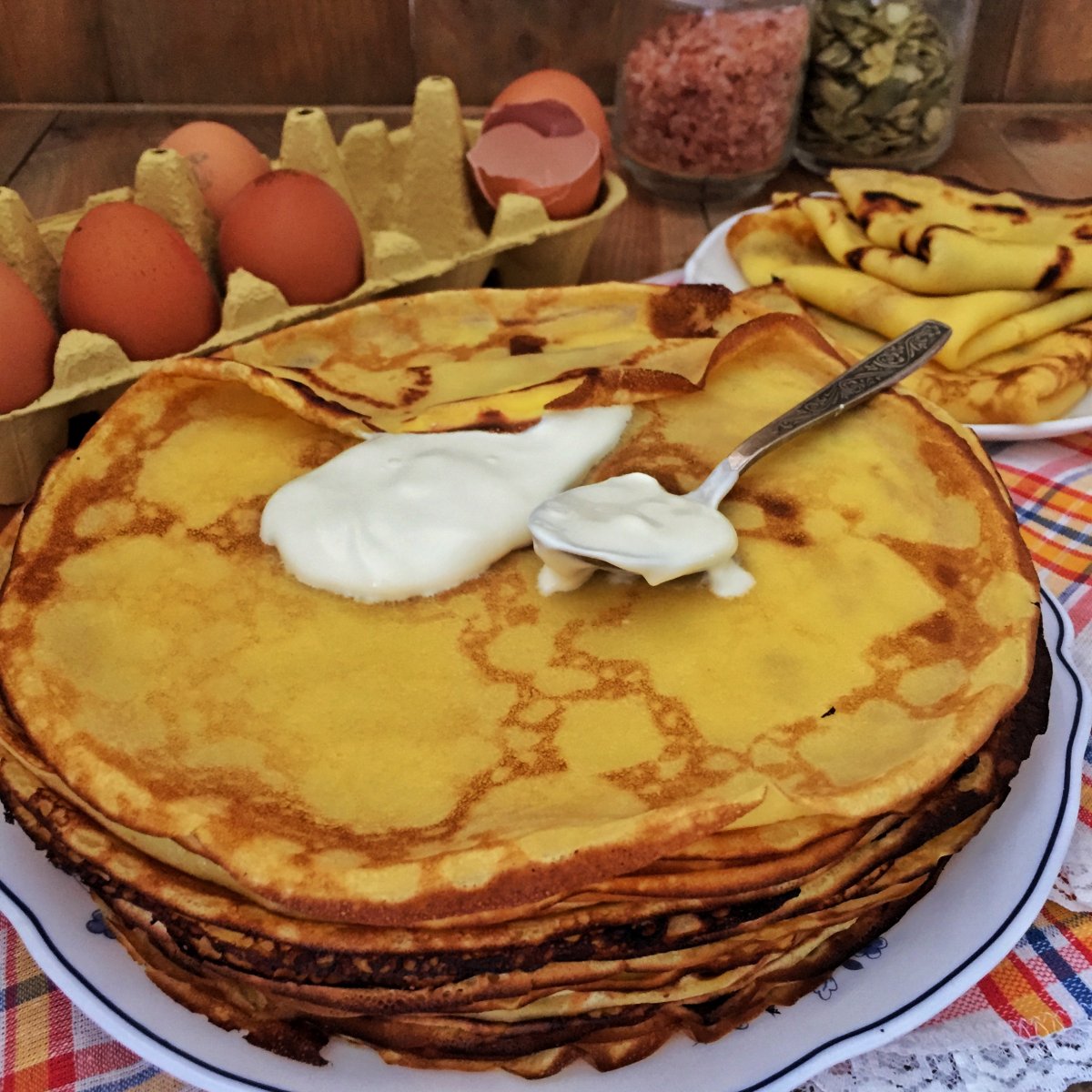 Блинчики на сыворотке