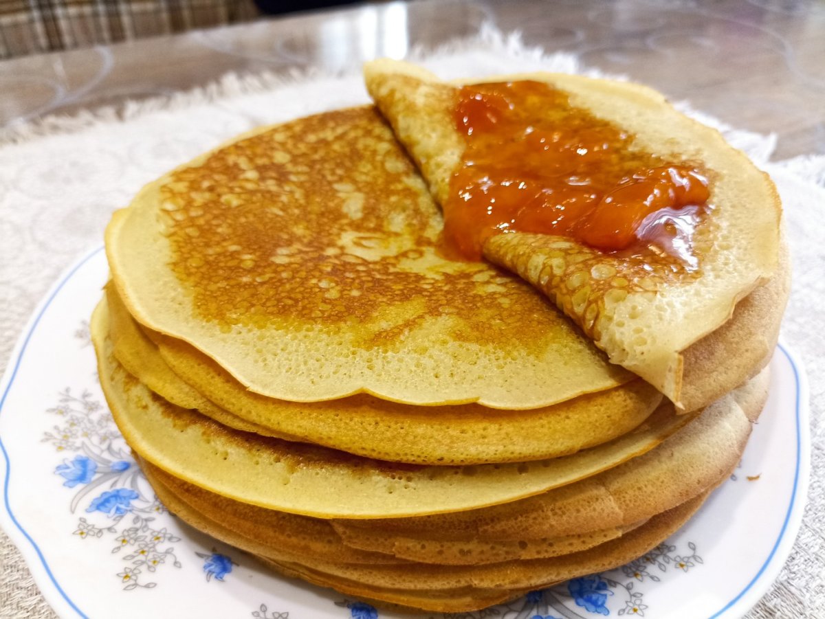 Блины на сыворотке
