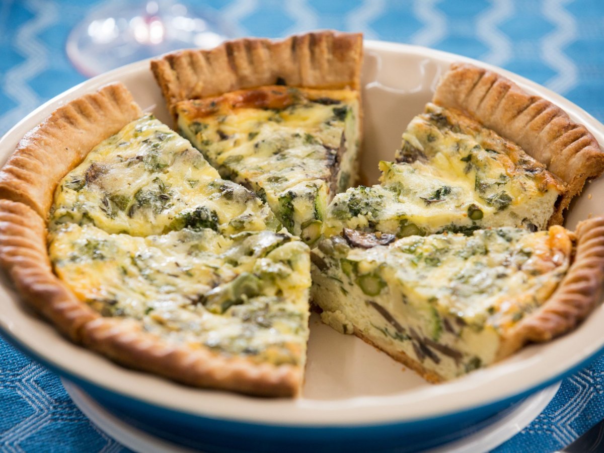 КИШ С курицей и грибами