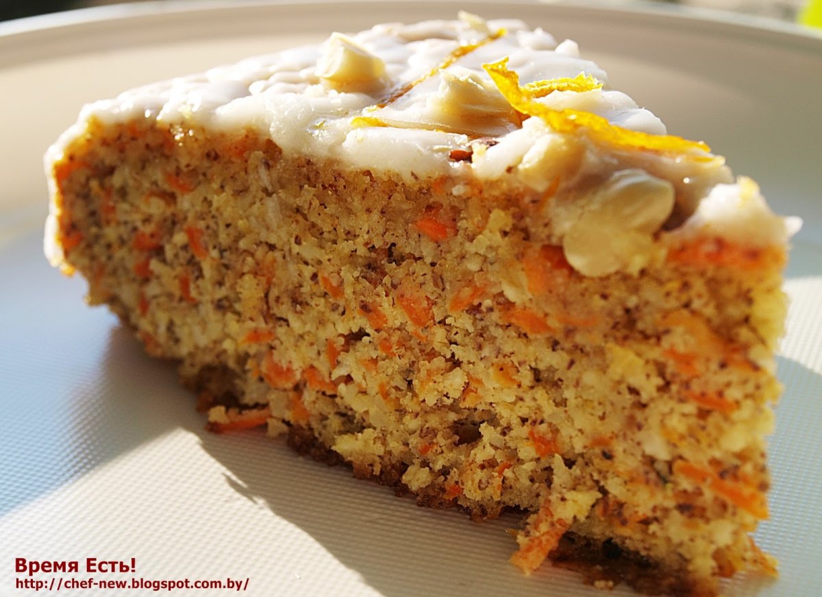 Морковные пирожные с кремом