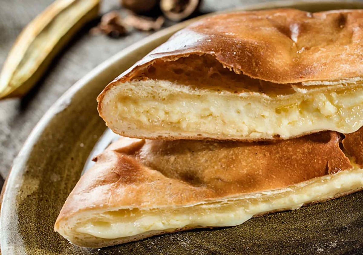 Мясной пирог вид сверху