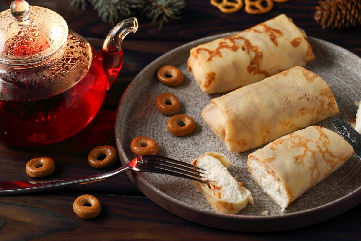 Блинчики с курицей