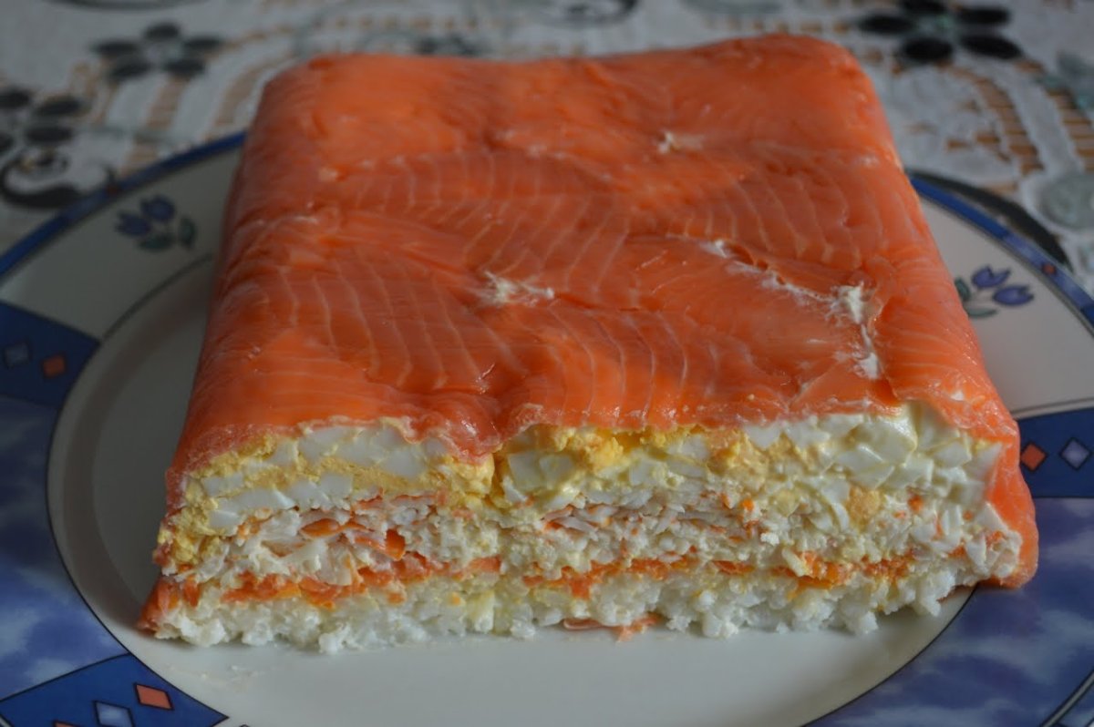 Сибирский рыбный пирог
