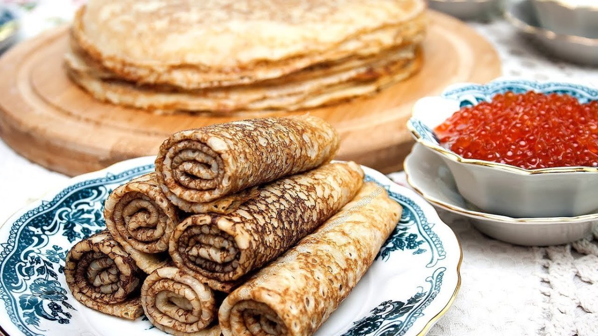 Блины с маслом