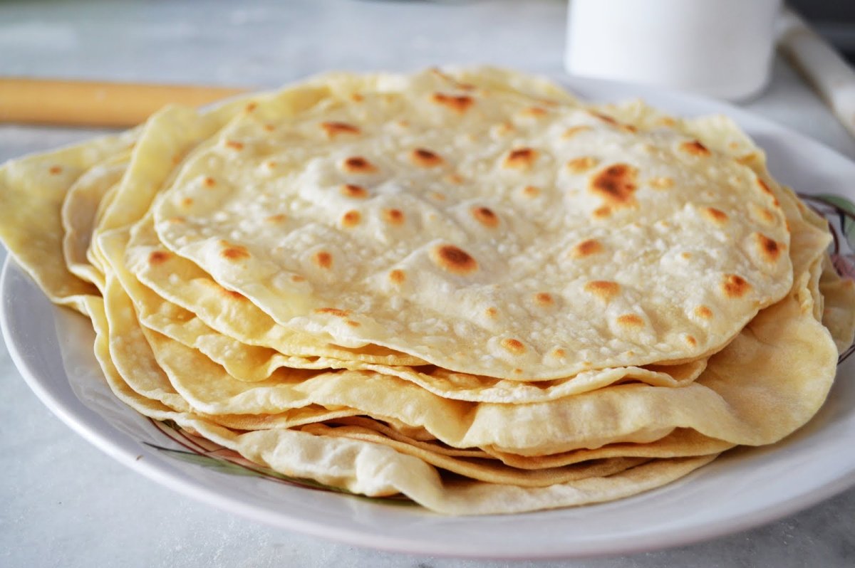 Лаваш с творогом и зеленью