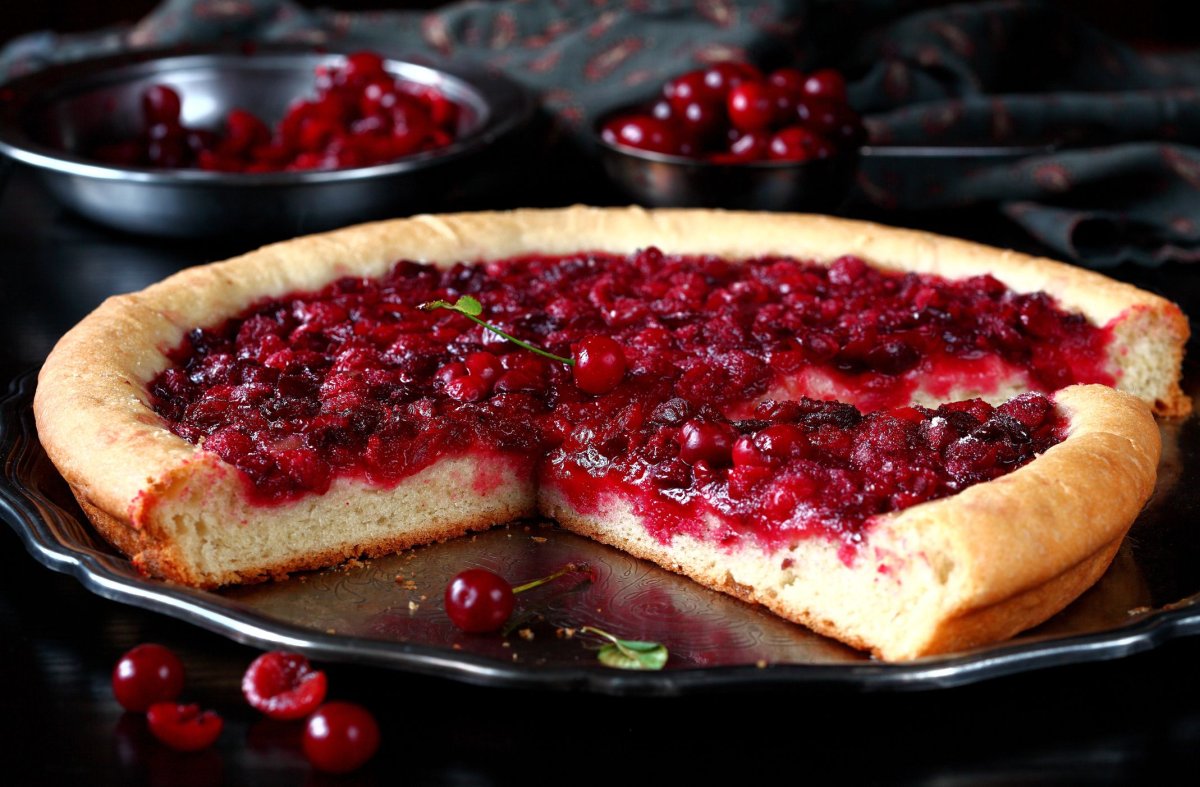 Пирог с вишней