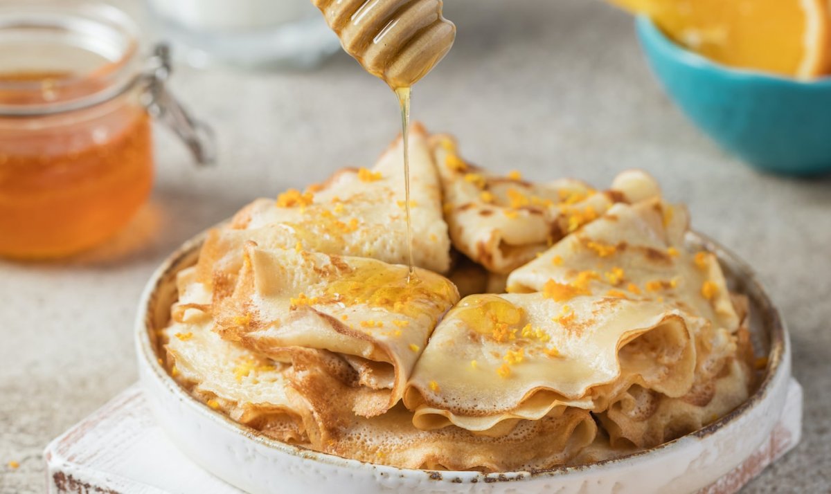 Красивые блины на Масленицу