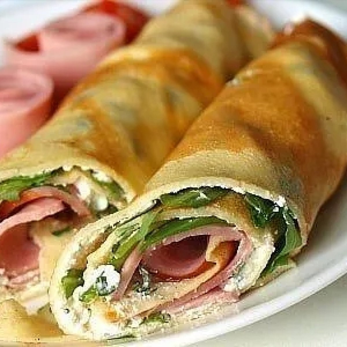 Блины фаршированные фунчозой