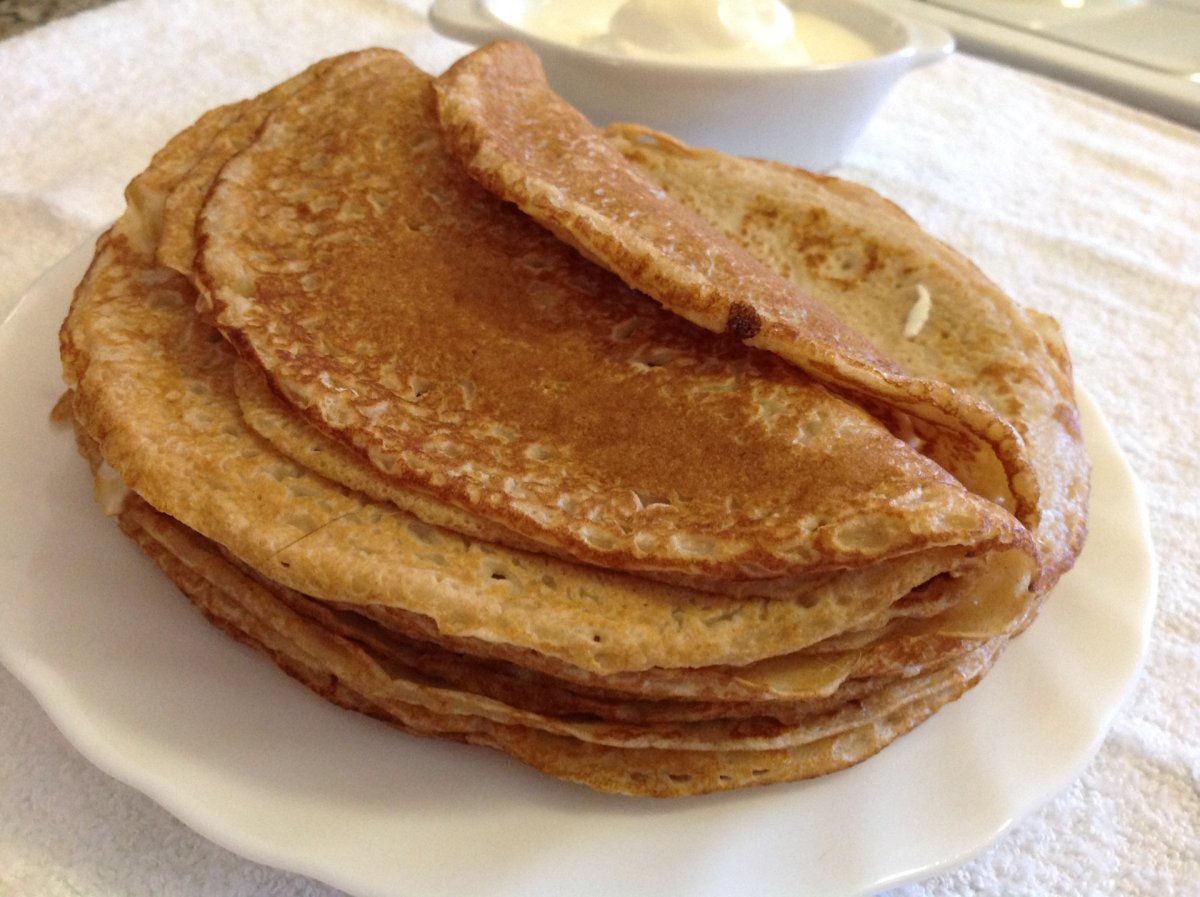 Блины из цельнозерновой муки