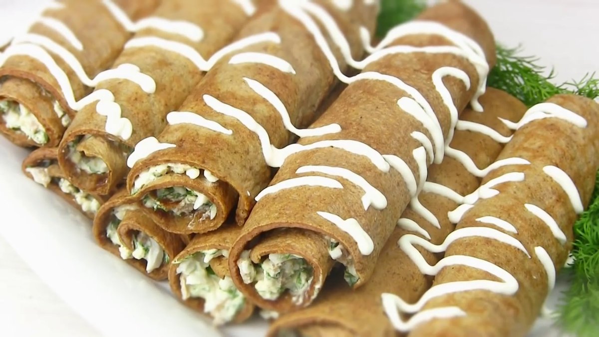 Блинчики с курицей