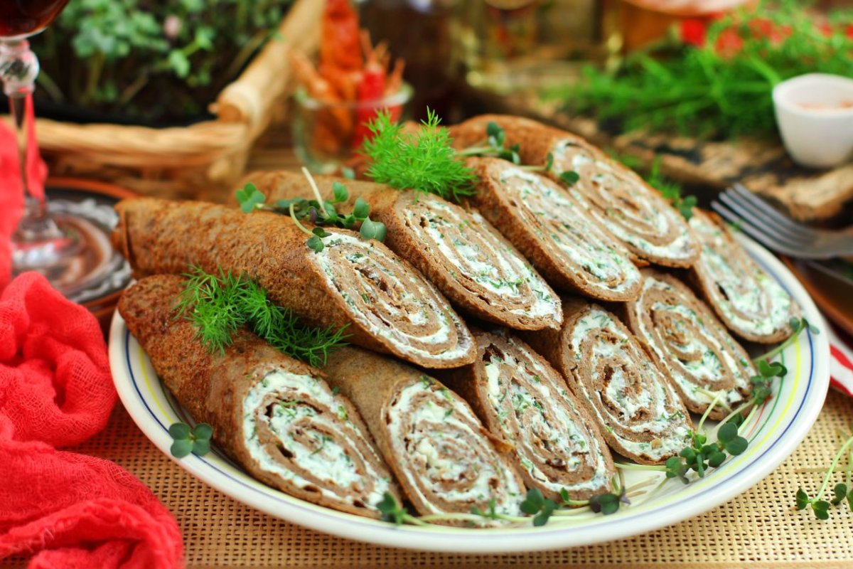 Блинчики с капустой