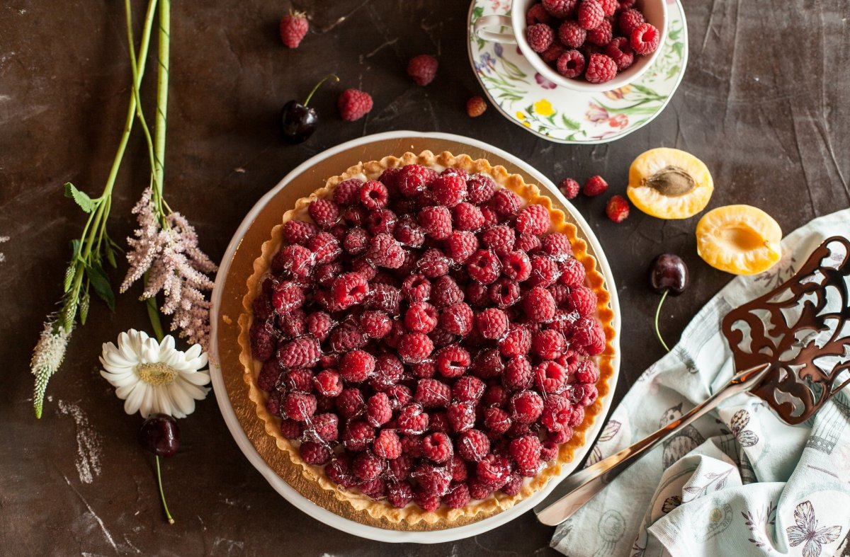 Пирог с клубникой