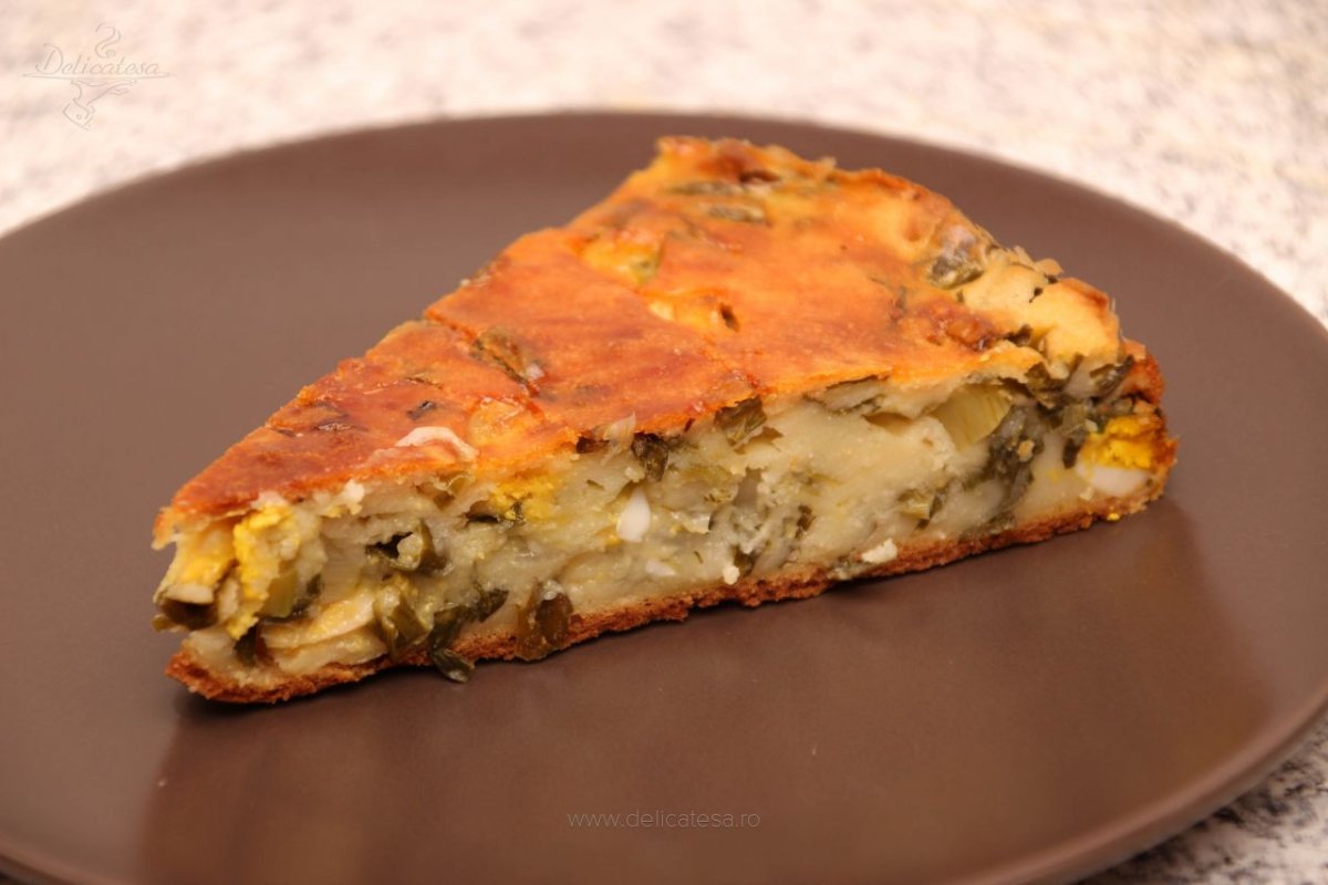 Заливной пирог с курицей