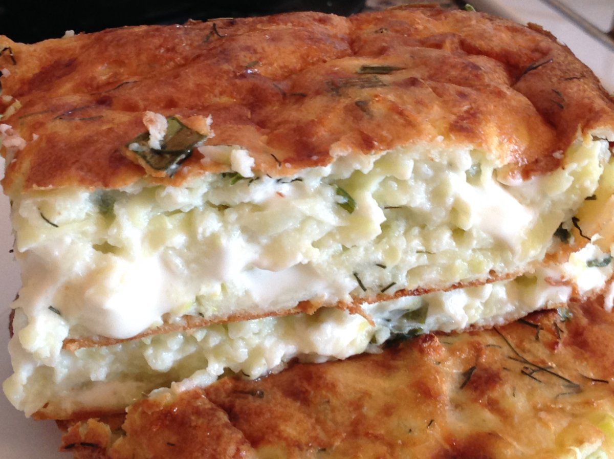 Лёгкий куриный пирог