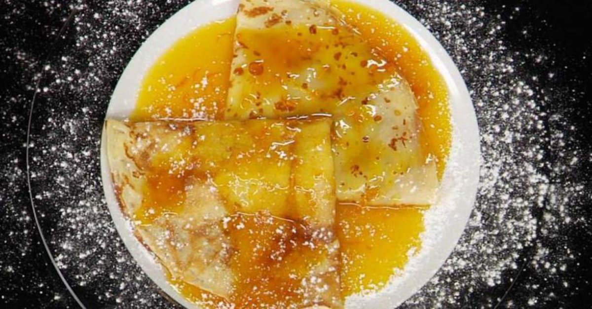 Блинчики с апельсином и имбирем