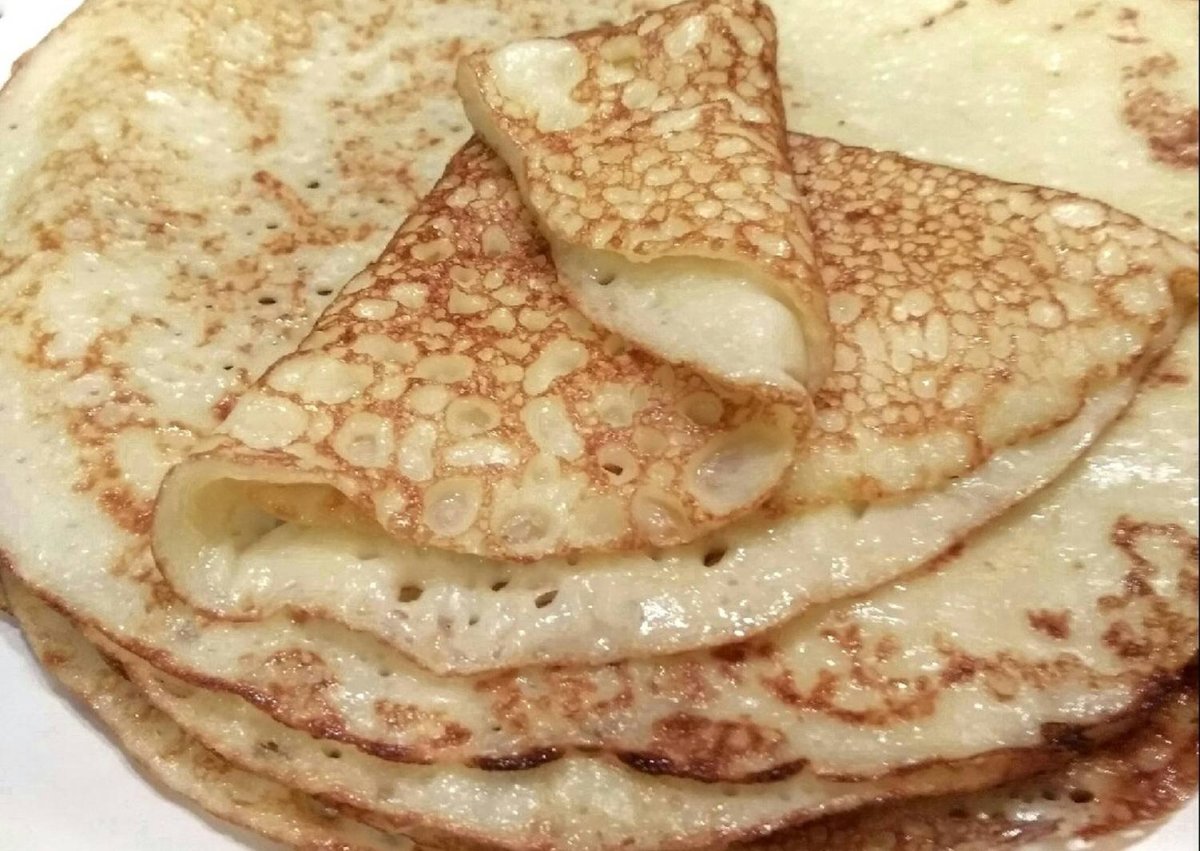 Блины на молоке