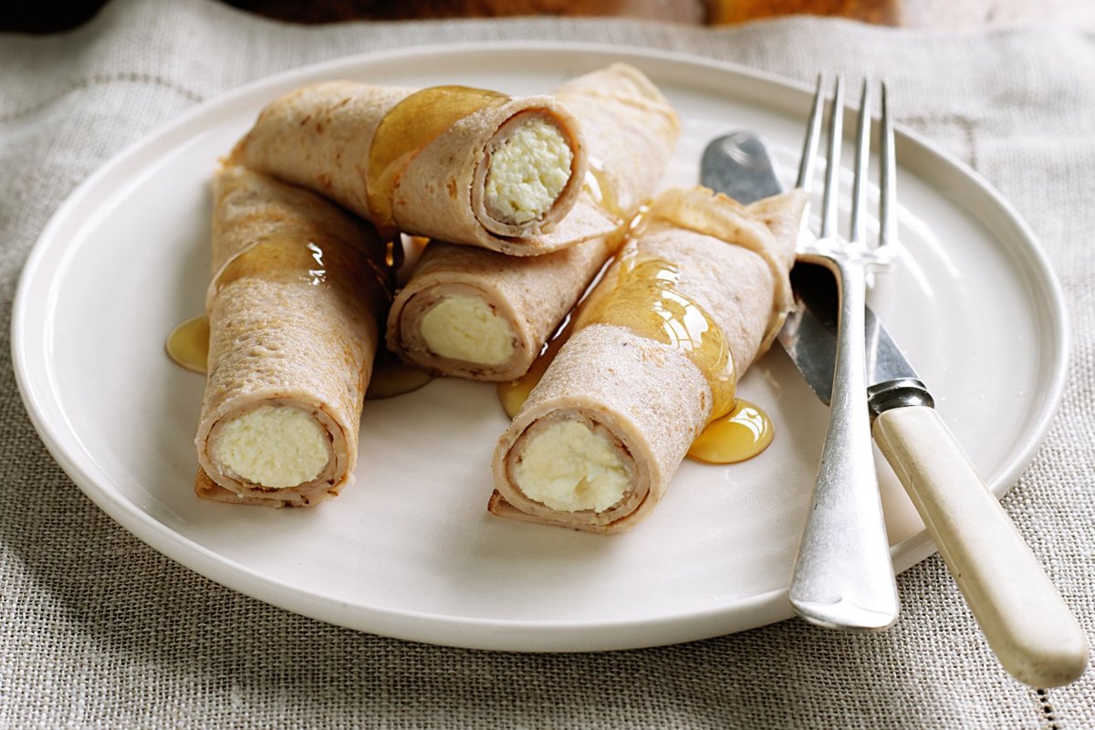 Мини блинчики с начинкой