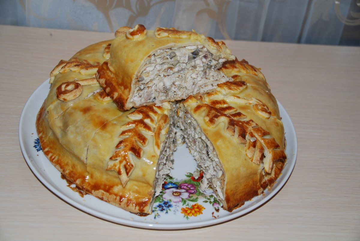 Русский курник пирог