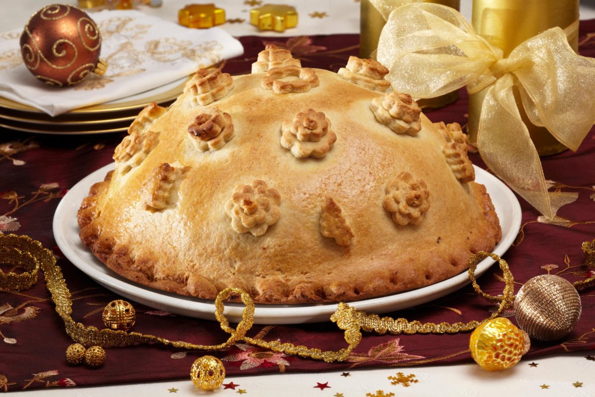 Пирог с курицей и рисом