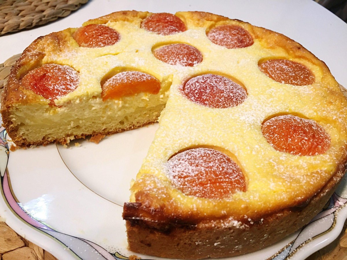 Пирог с курагой
