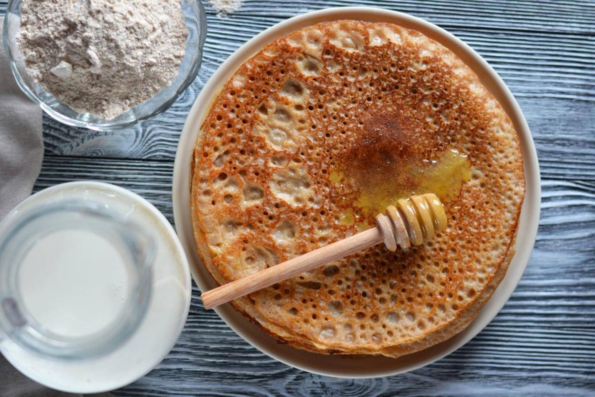 Блины на молоке яиц