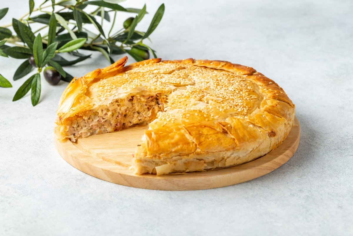 Заливной пирог с картошкой