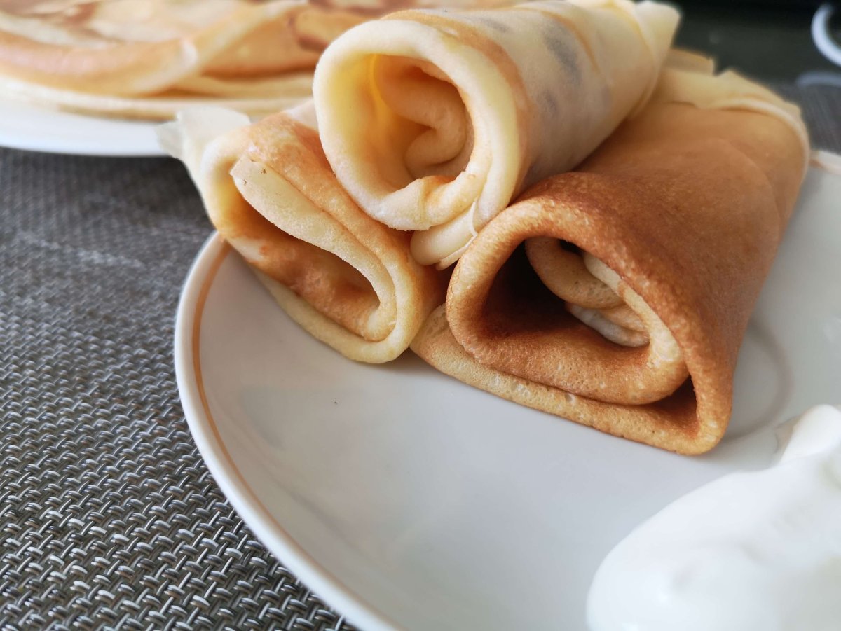 Классические блины на молоке