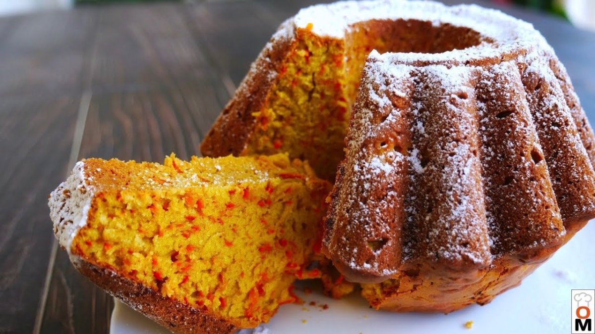 Морковный торт с бананом