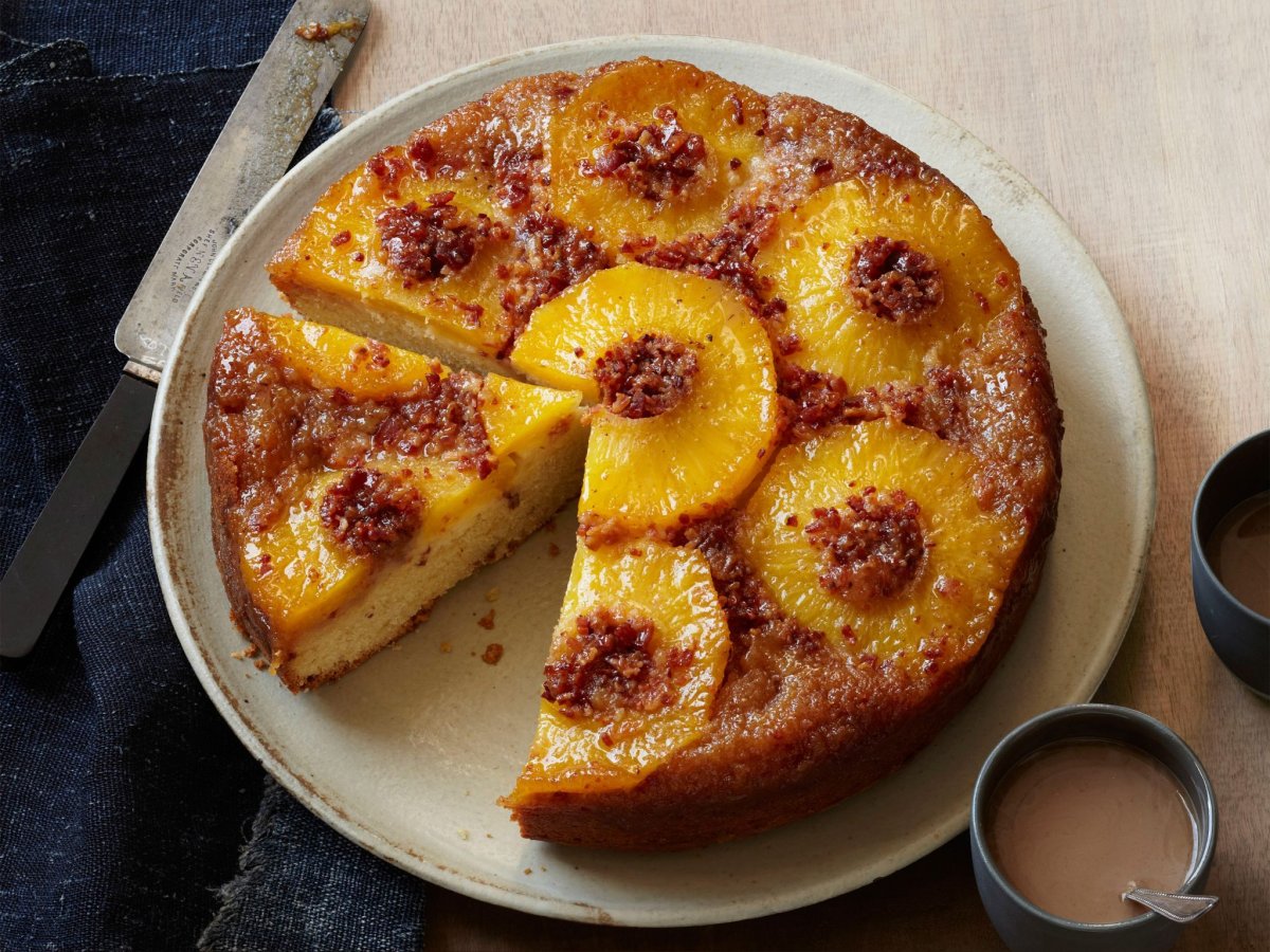 Pineapple upside-down Cake пирог-перевертыш