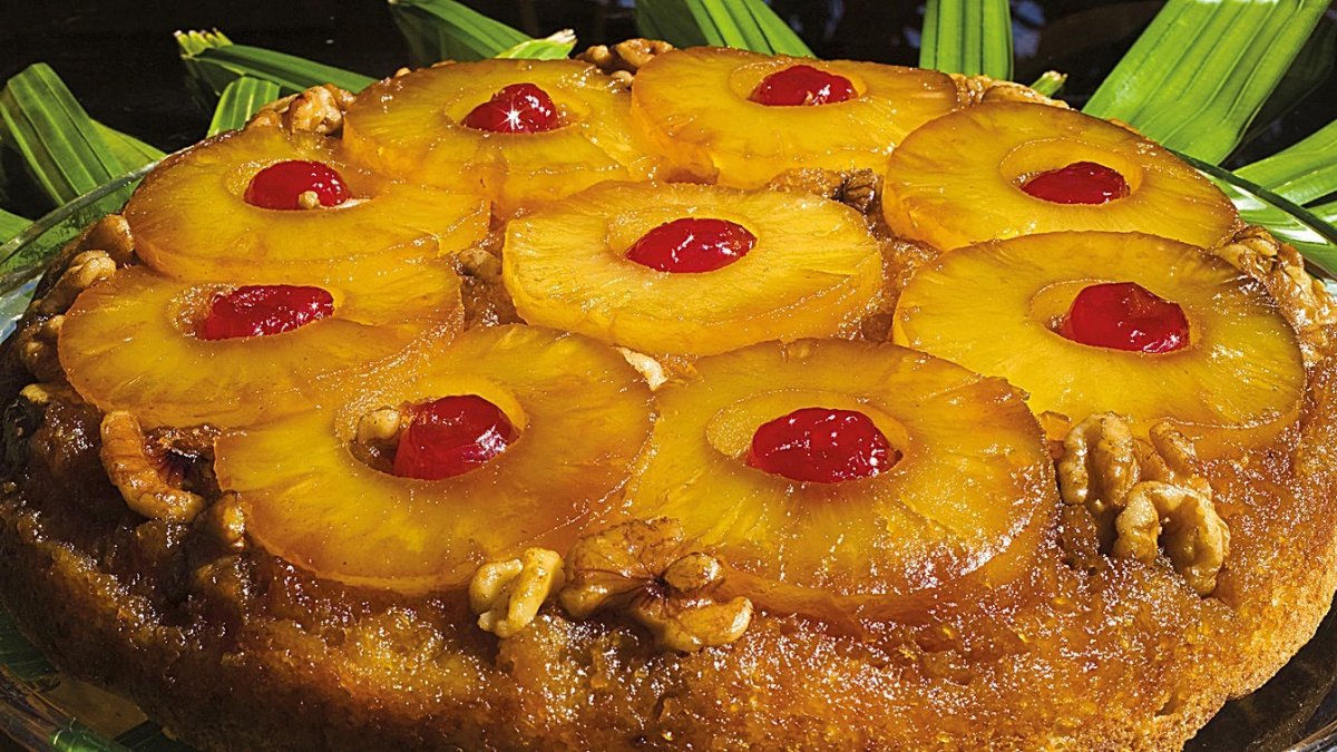 Pineapple upside-down Cake пирог-перевертыш