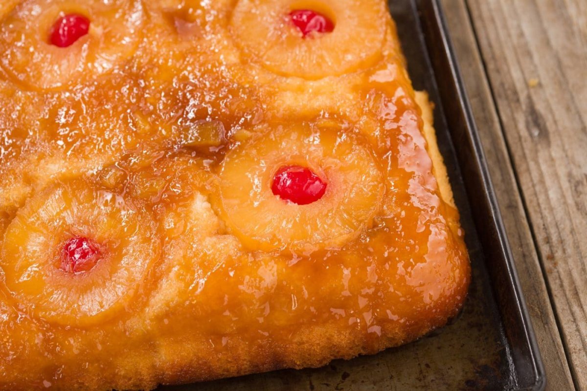 Pineapple upside-down Cake пирог-перевертыш