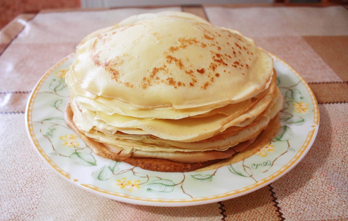 Блинчики со сгущенкой