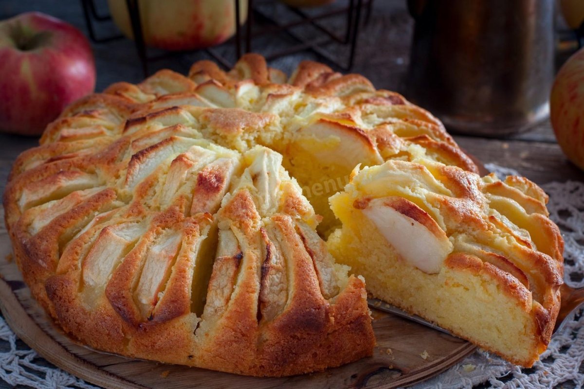 Лионский яблочный пирог